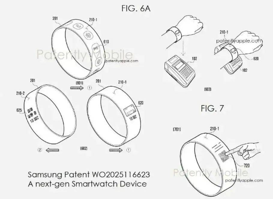8系列智能手表渲染图曝光今夏发布三星Galaxy Watch(图3)